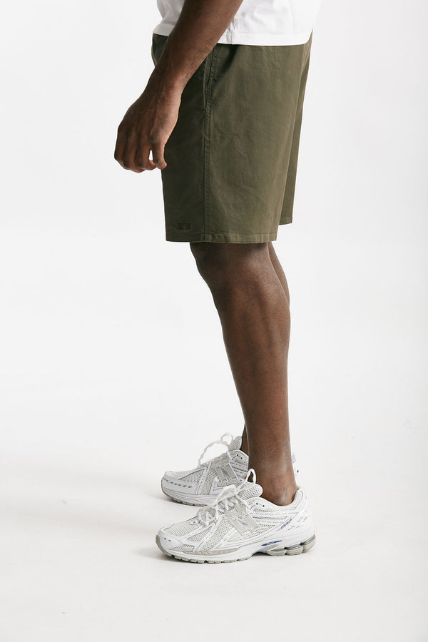 bermuda in cotone stretch verde militare men Grifoni
