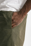 bermuda in cotone stretch verde militare men Grifoni - 5