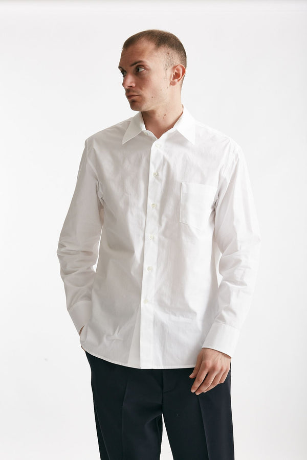 camicia in cotone bianco men Grifoni