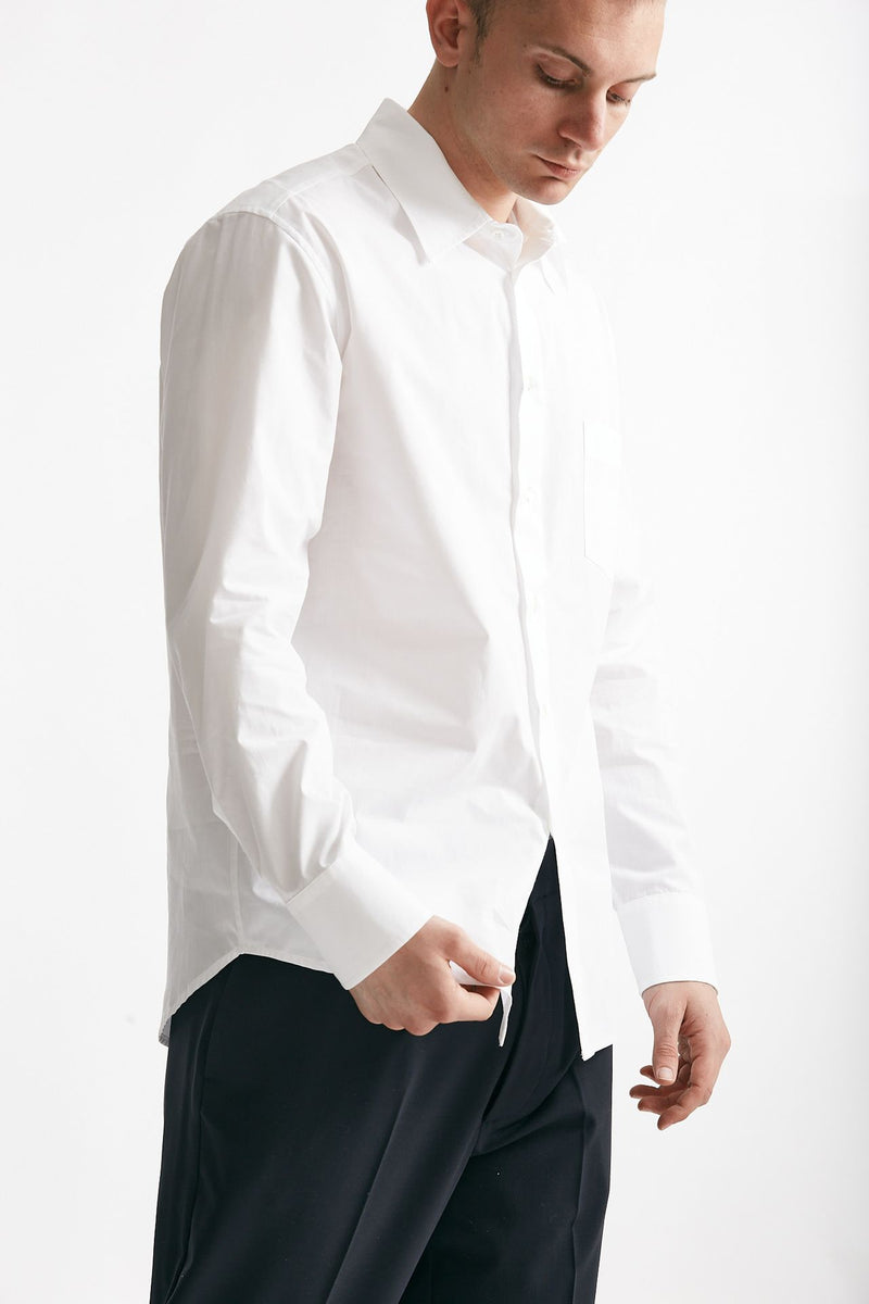 camicia in cotone bianco men Grifoni - 4