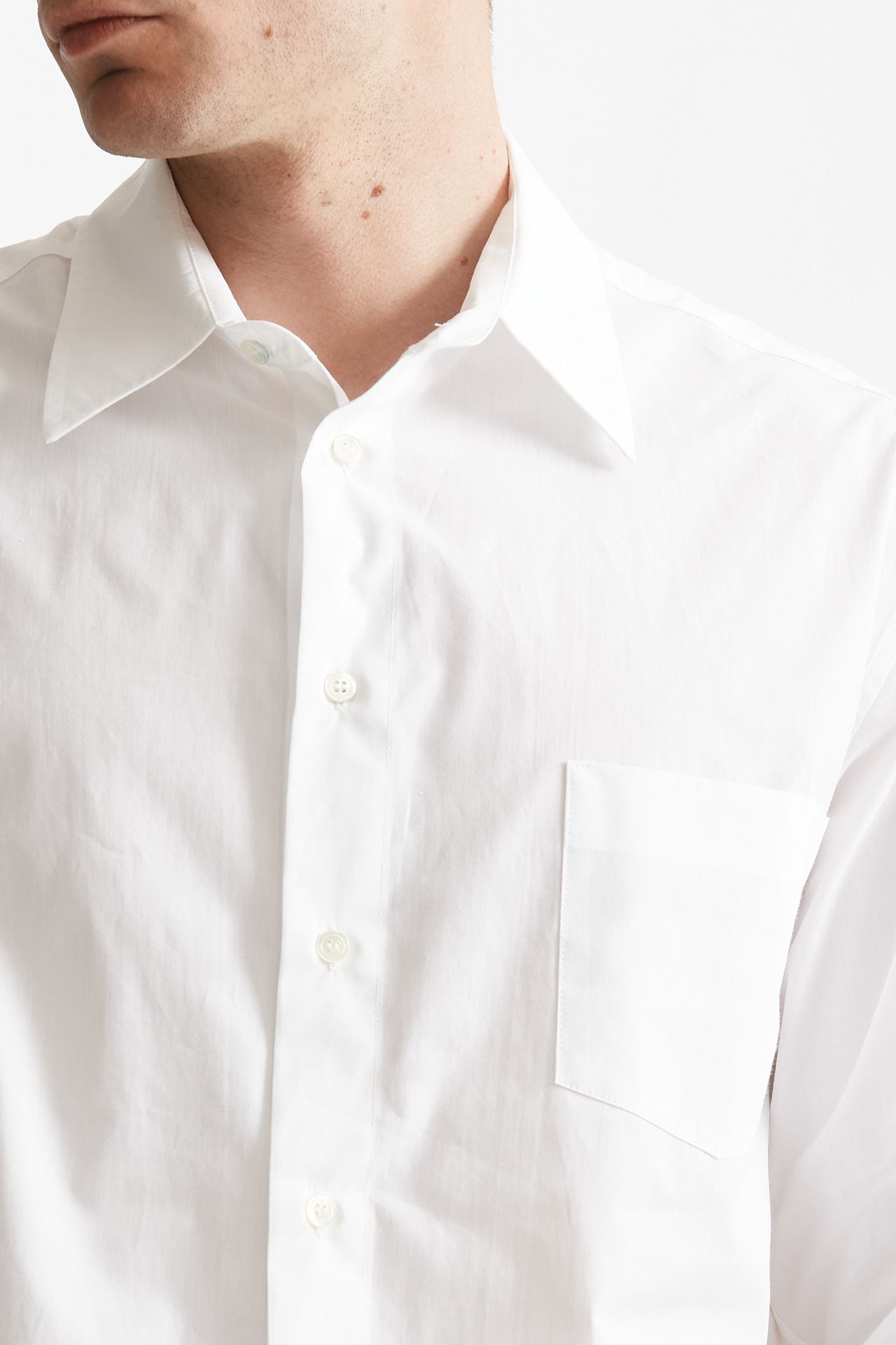 camicia in cotone bianco men Grifoni - 5