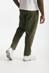 pantalone in cotone stretch verde militare men Grifoni - 3