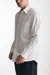 camicia in cotone bianco rigato grigio men Grifoni - 2
