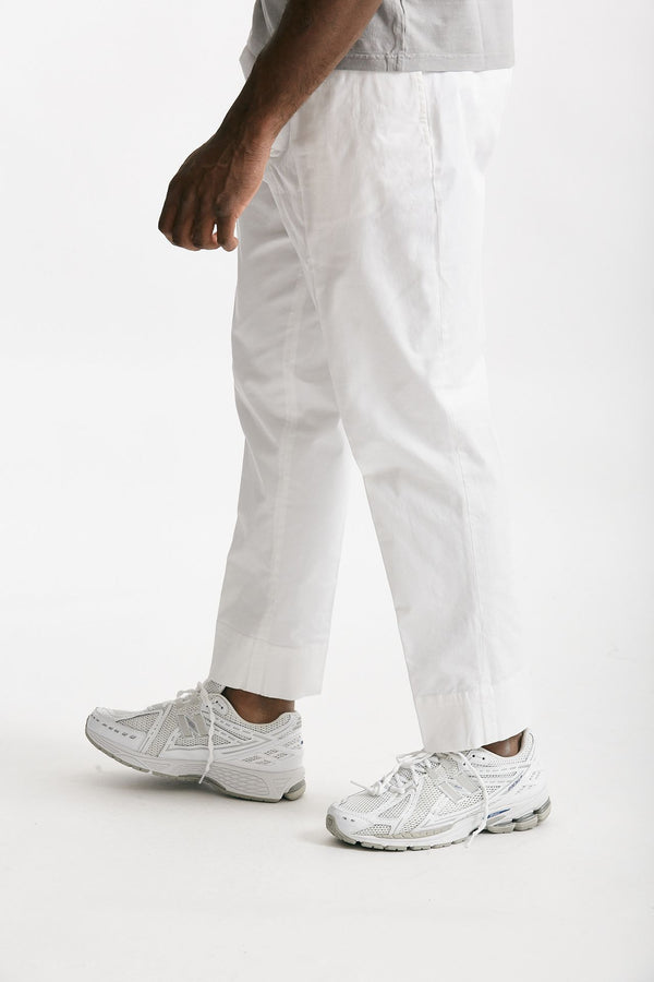 pantalone in cotone stretch bianco men Grifoni