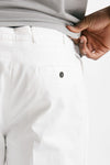 pantalone in cotone stretch bianco men Grifoni - 7