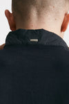 smanicato in micro piuma e jersey di cotone blu men Herno - 7