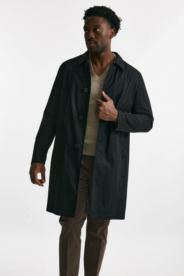 soprabito in cotone nero men Herno
