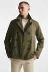 trench corto in cotone verde men Herno - 1