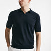 polo in cotone blu men Hosio - 6