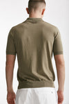 polo in cotone tortora men Hosio - 3