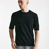 t shirt in cotone nero men Hosio - 6