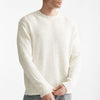 maglia in cotone lavorato boucle bianco men Hosio - 7