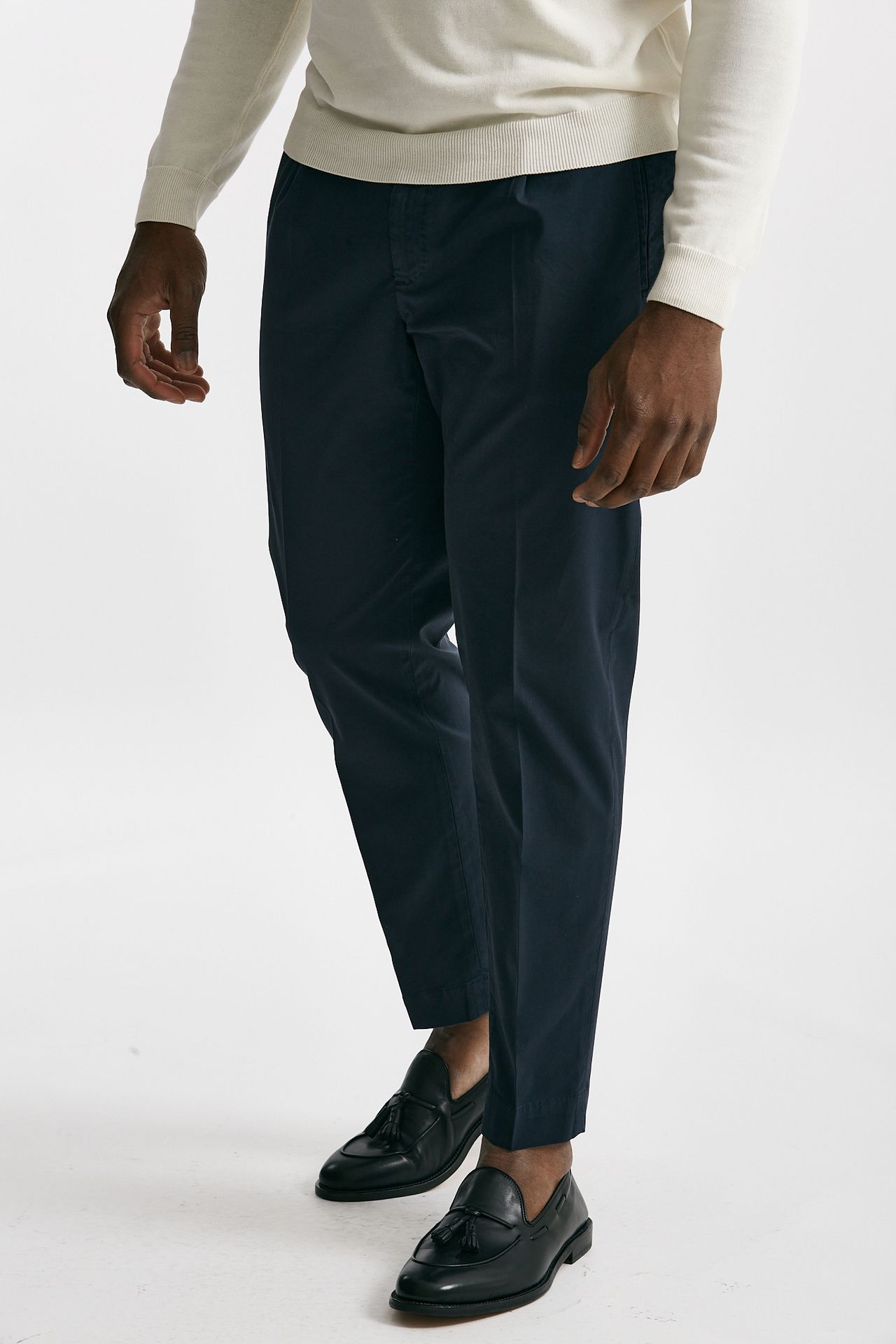 pantalone cotone stretch blu men Incotex - 1
