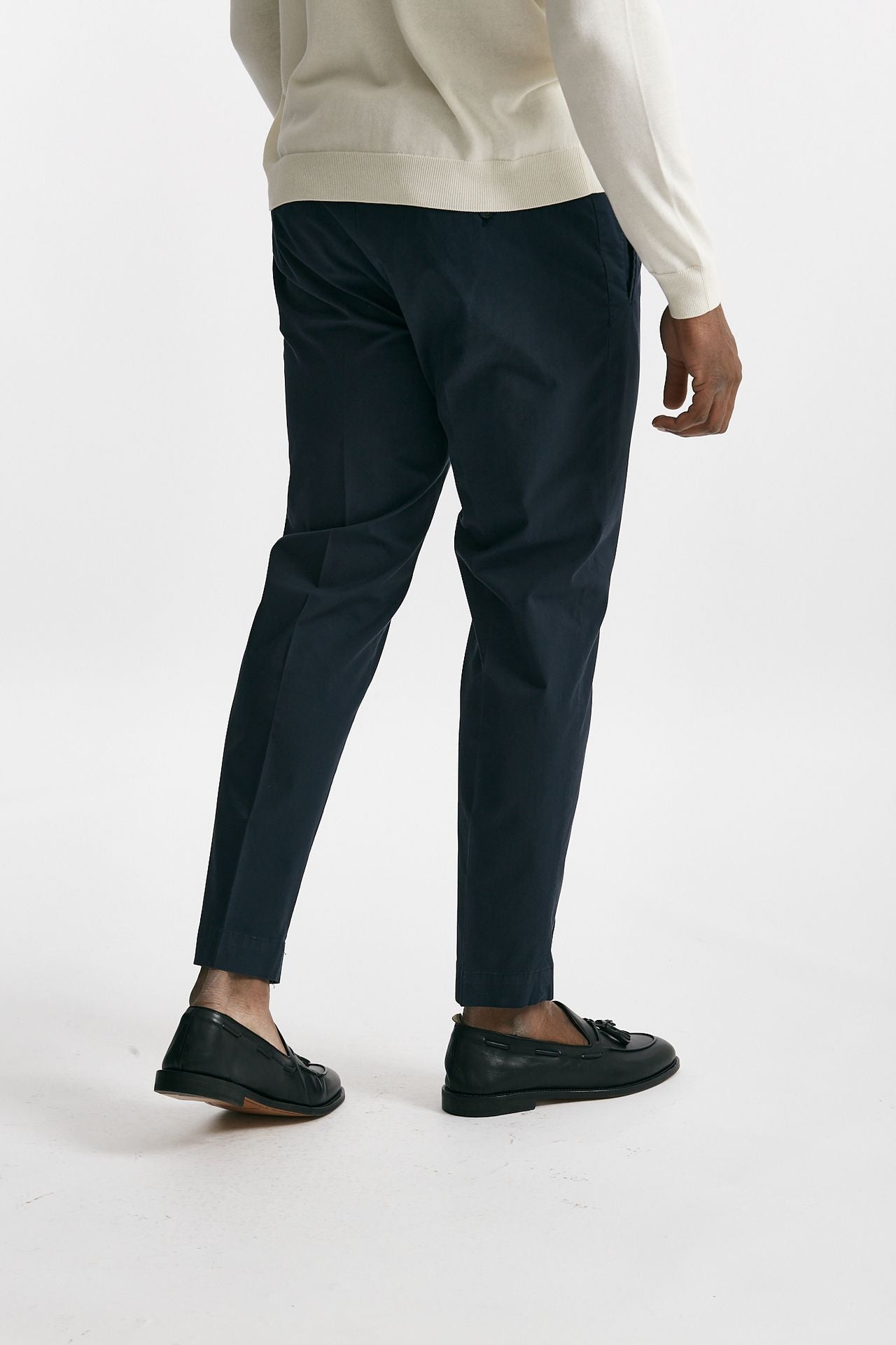 pantalone cotone stretch blu men Incotex - 3