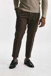 pantalone cotone stretch nocciola men Incotex - 2