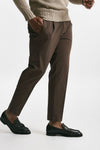 pantalone cotone stretch nocciola men Incotex - 5