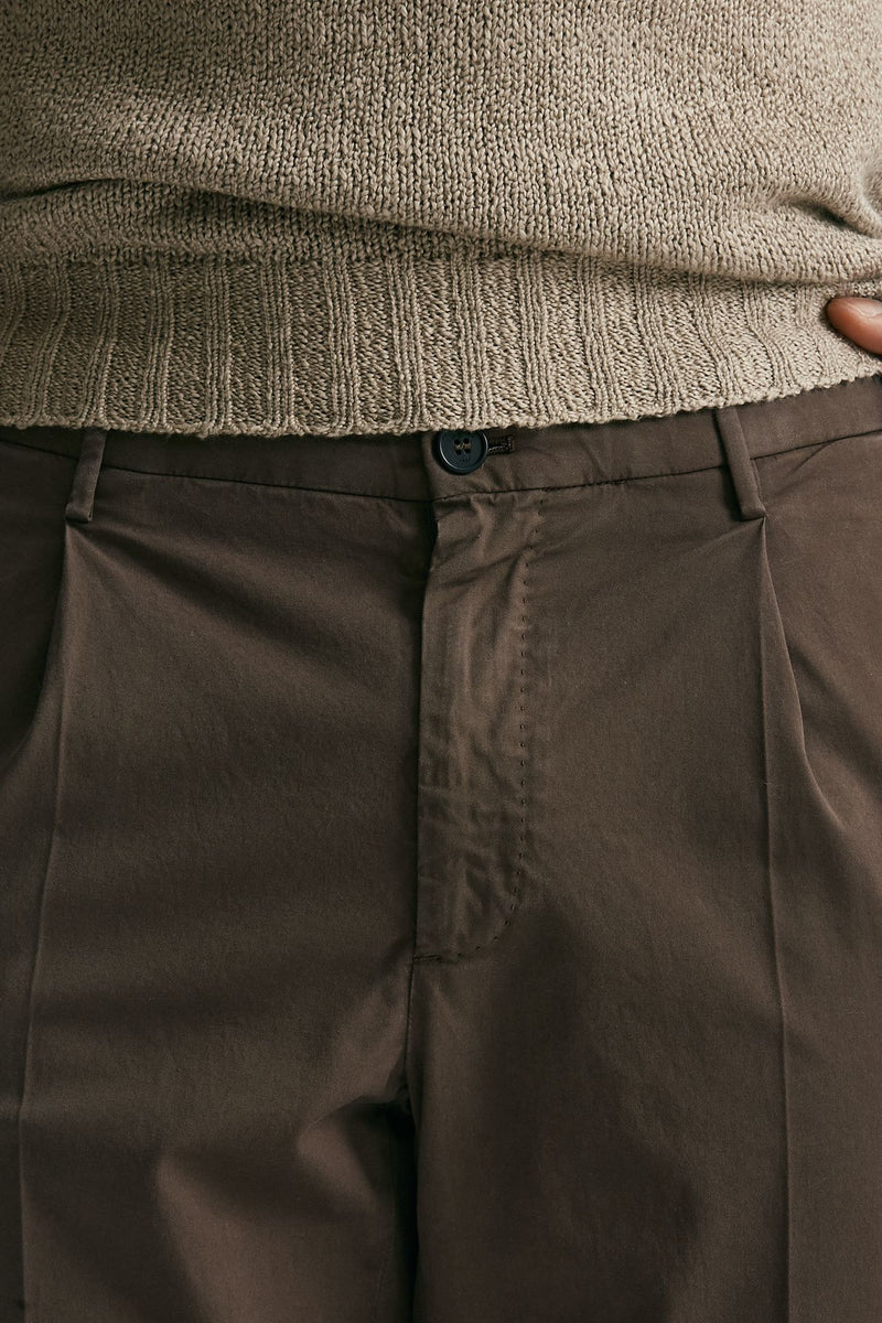 pantalone cotone stretch nocciola men Incotex - 6