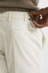 pantalone cotone stretch bianco men Incotex - 7