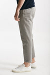 pantalone grigio cotone e lino men Incotex - 2
