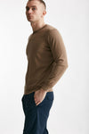 maglia in cotone e seta cammello men Kangra - 2