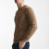 maglia in cotone e seta cammello men Kangra - 5