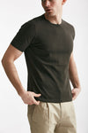 t shirt in cotone marrone men Kangra - 4