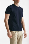 t shirt in maglia cotone blu men Kangra - 4