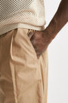 pantalone gamba ampia in cotone beige men Laneus - 6