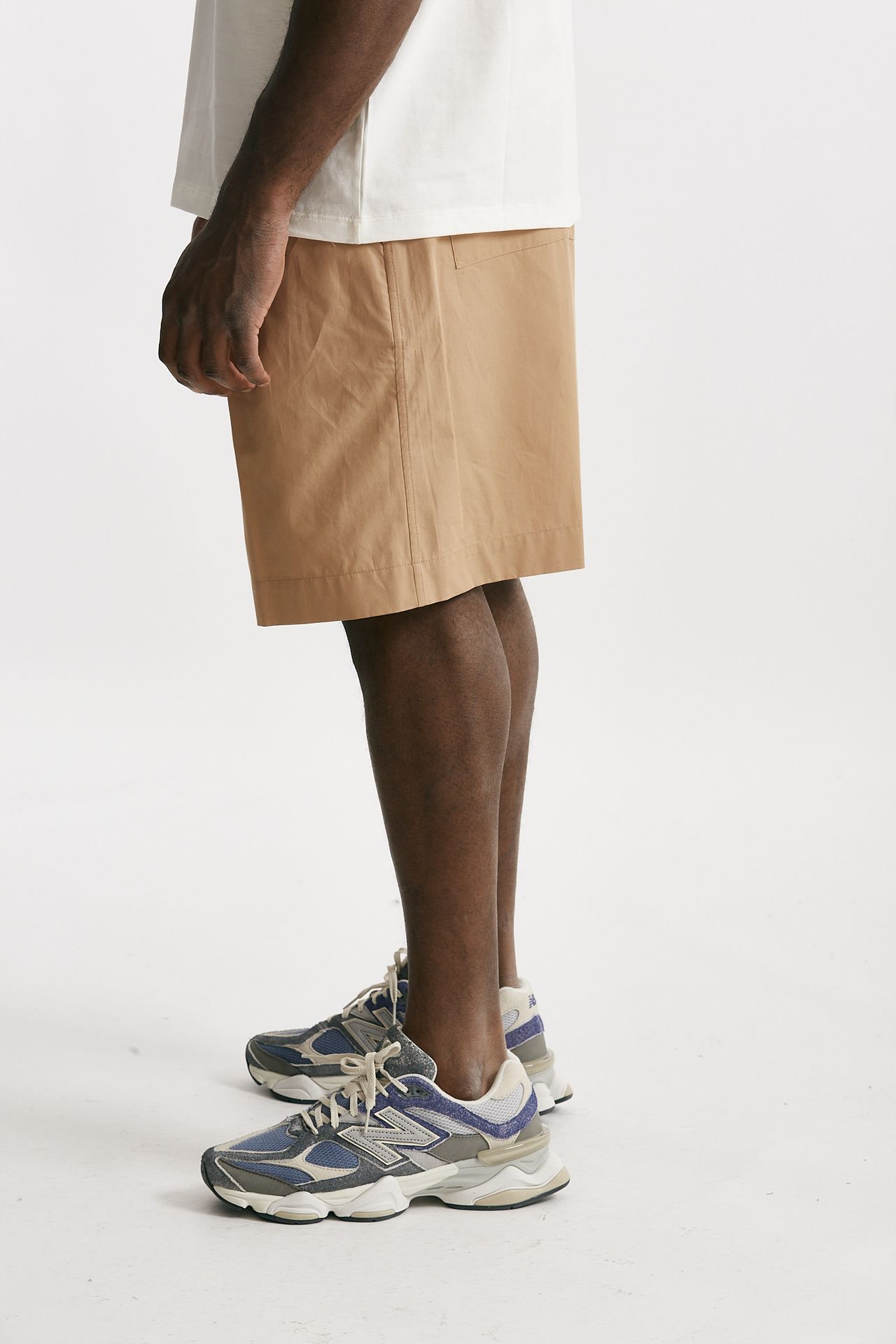 bermuda gamba ampia in cotone beige men Laneus - 2