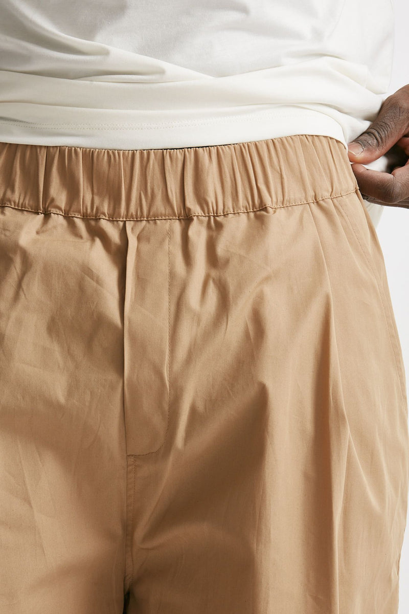 bermuda gamba ampia in cotone beige men Laneus - 5