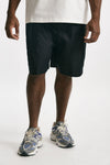 bermuda gamba ampia in cotone nero men Laneus - 1