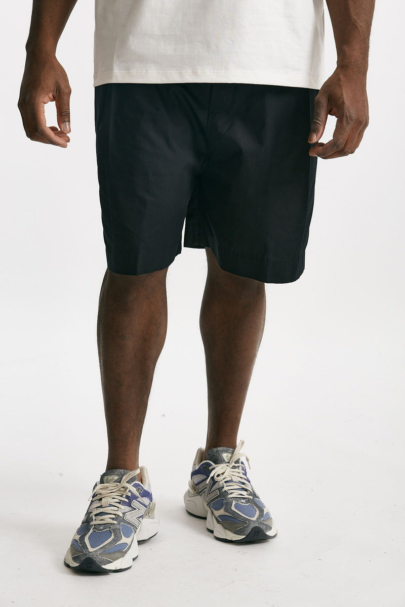 bermuda gamba ampia in cotone nero men Laneus - 1