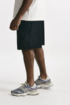 bermuda gamba ampia in cotone nero men Laneus - 2