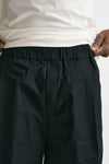 bermuda gamba ampia in cotone nero men Laneus - 5