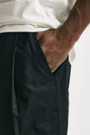 bermuda gamba ampia in cotone nero men Laneus - 6