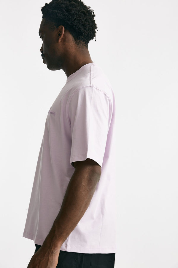 t-shirt in cotone lilla men Laneus