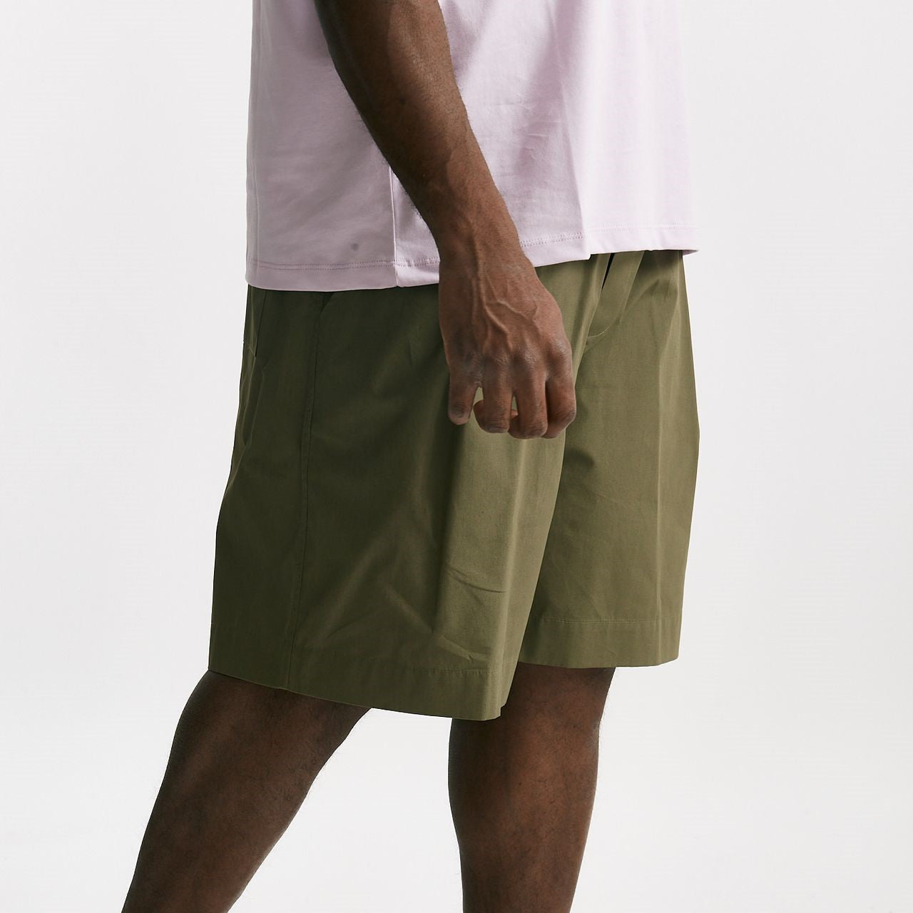 bermuda gamba ampia in cotone verde men Laneus - 8