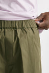 bermuda gamba ampia in cotone verde men Laneus - 5