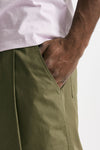 bermuda gamba ampia in cotone verde men Laneus - 6