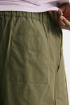bermuda gamba ampia in cotone verde men Laneus - 7