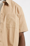 camicia in cotone beige men Laneus - 5