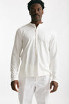 serafino in cotone e seta bianco men Laneus - 1