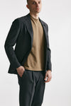 abito monopetto gessato in lana grigio men Lardini - 4