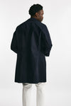 soprabito in cotone stretch blu men Lardini - 3