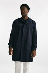 soprabito in cotone stretch blu men Lardini - 5