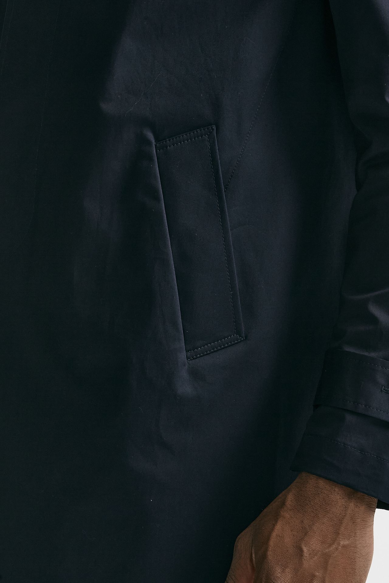 soprabito in cotone stretch blu men Lardini - 9