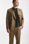 abito doppiopetto cammello cotone stretch men Lardini - 1