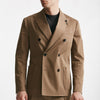 abito doppiopetto cammello cotone stretch men Lardini - 9