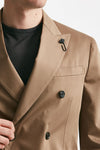 abito doppiopetto cammello cotone stretch men Lardini - 5