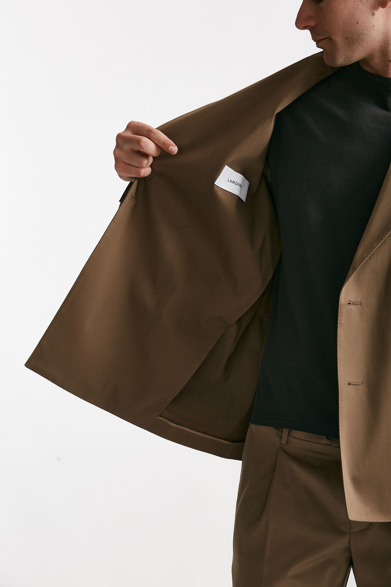 abito doppiopetto cammello cotone stretch men Lardini - 7
